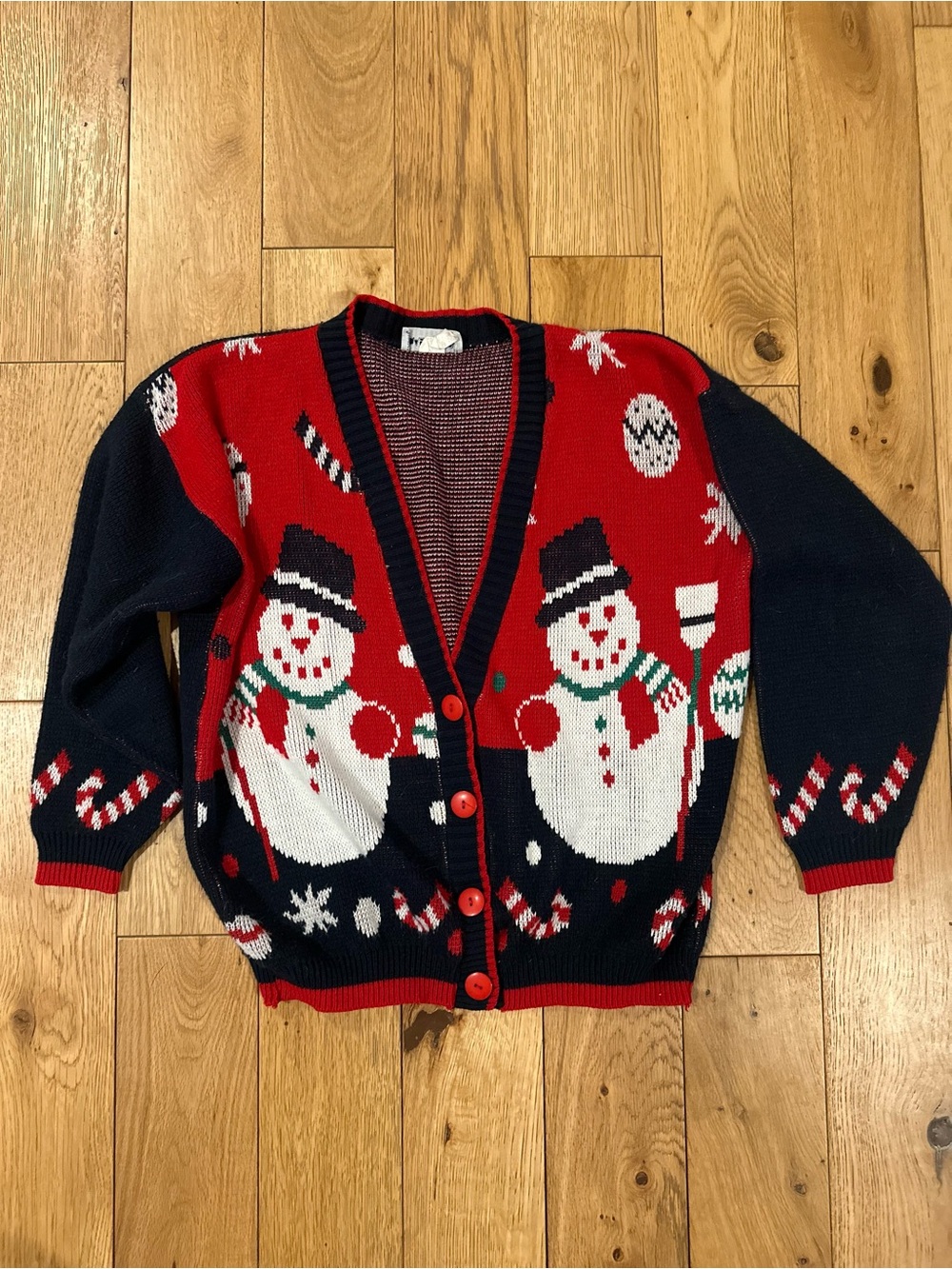 Vintage Cabin Creek Christmas Cardigan